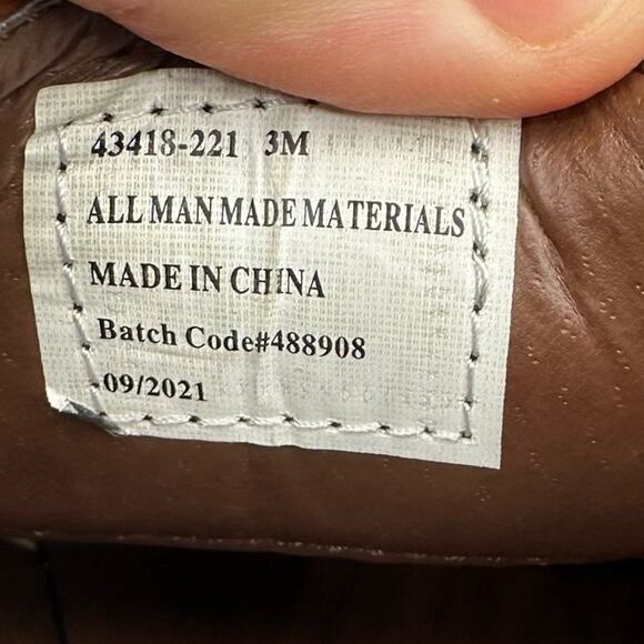 Stacy Adams Dickinson Cap-Toe Lace-up Oxford Cognac Brown Youth Boys Size 3 - Picture 15 of 16